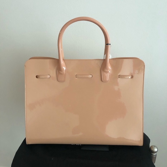 ⚡️SALE⚡️NWT Mansur Gavriel large sun bag patent - Picture 3 of 4